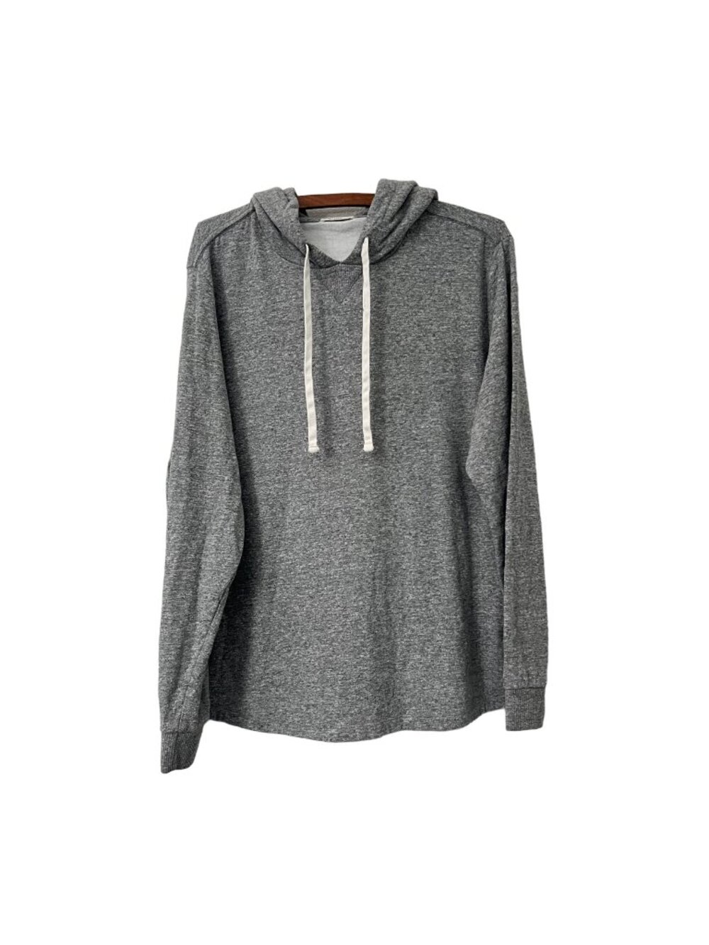 Marine Layer Heather Gray Cotton Blend Pullover Hoodie Mens Size M/L
